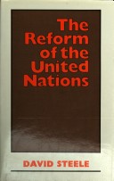 Cover of The Reform of the United Nations