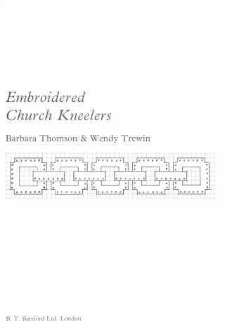 Book cover for Embroidered Church Kneelers