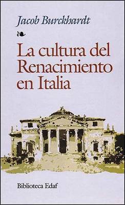 Book cover for La Cultura del Renacimiento