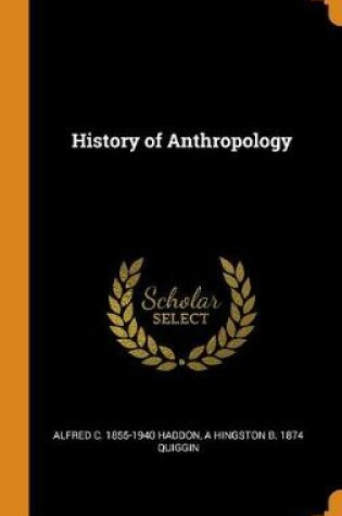 Cover of History of Anthropology