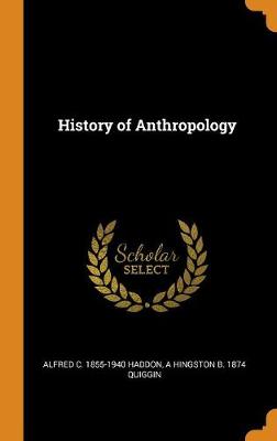 Book cover for History of Anthropology