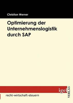 Book cover for Optimierung der Unternehmenslogistik durch SAP