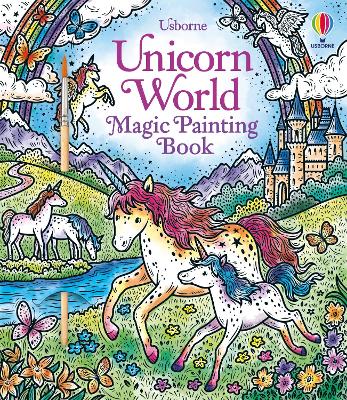 Book cover for Unicorn World Magic Painting Book