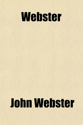 Book cover for Webster & Tourneur (Volume 12)