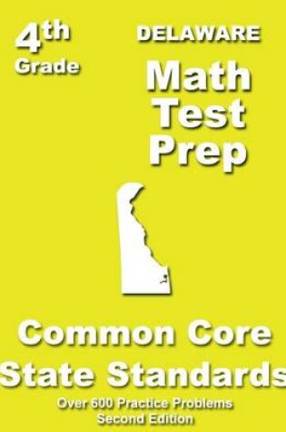 Cover of Delaware 4th Grade Math Test Prep