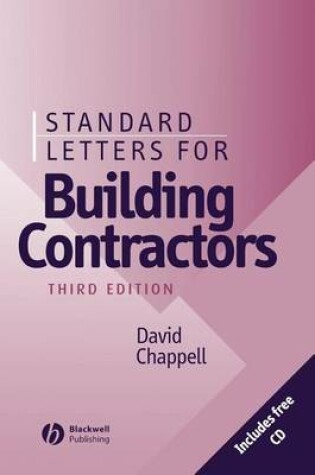 Cover of Standard Letters for Building Contractors