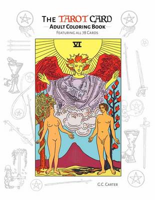 Book cover for Tarot Card Adult Coloring Book