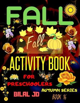 Book cover for Fall Activity Book for Preschoolers