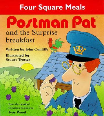 Book cover for Postman Pat and the surprise breakfast