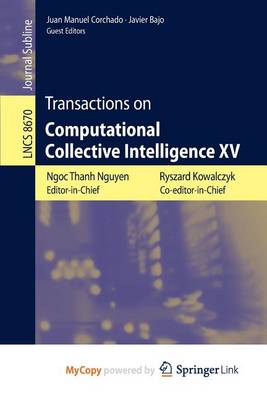 Cover of Transactions on Computational Collective Intelligence XV