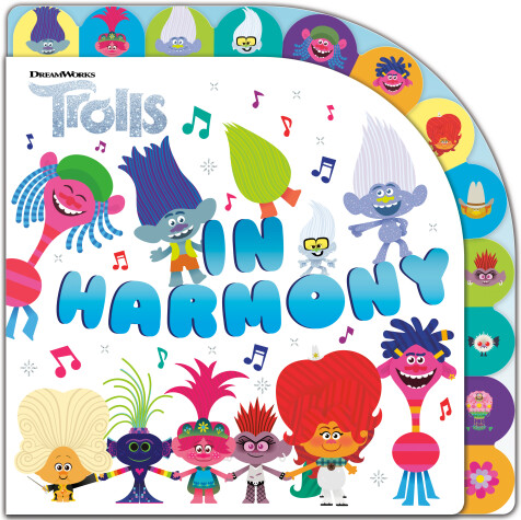Book cover for In Harmony (DreamWorks Trolls)