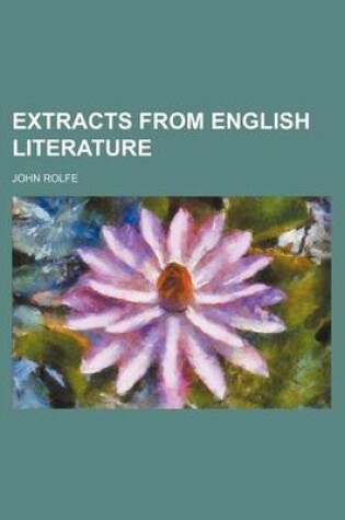 Cover of Extracts from English Literature
