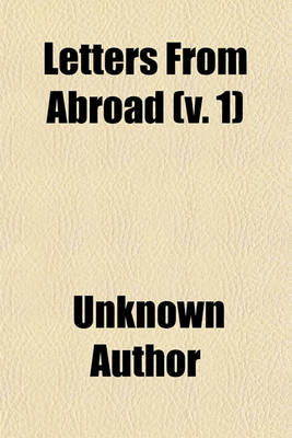 Book cover for Letters from Abroad (Volume 1)