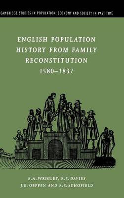 Book cover for English Population History from Family Reconstitution 1580–1837