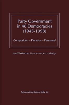 Book cover for Party Government in 48 Democracies (1945–1998)