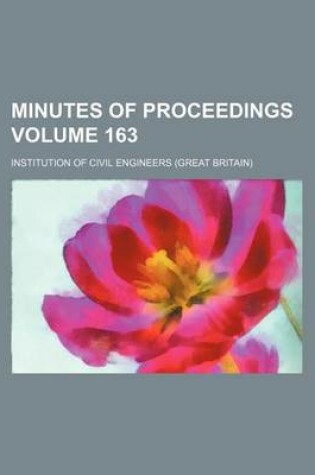 Cover of Minutes of Proceedings Volume 163