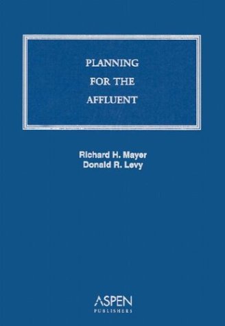 Book cover for Planning for the Affluent