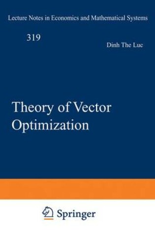 Cover of Theory of Vector Optimization