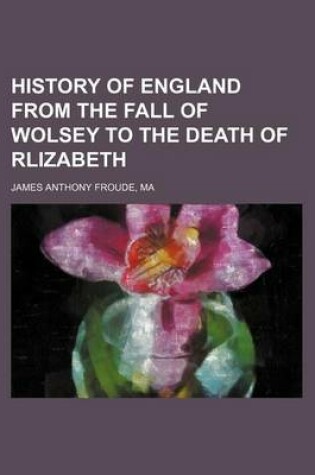 Cover of History of England from the Fall of Wolsey to the Death of Rlizabeth