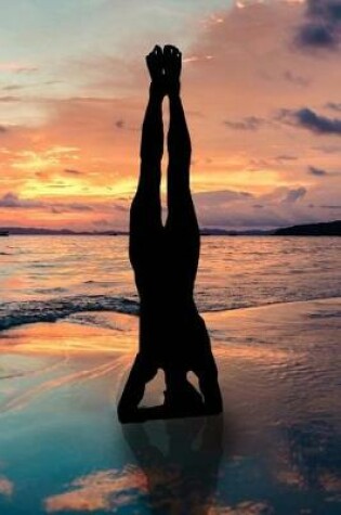 Cover of Yoga Handstand on the Beach Zen Journal