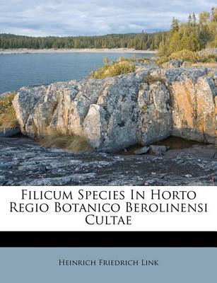 Book cover for Filicum Species in Horto Regio Botanico Berolinensi Cultae