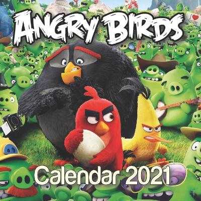 Book cover for Angry Birds Calendar 2021