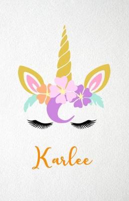 Book cover for Karlee A5 Lined Notebook 110 Pages