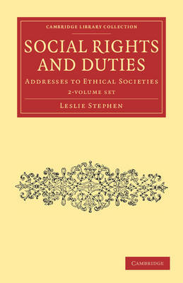 Cover of Social Rights and Duties 2 Volume Set