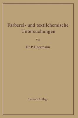 Book cover for Farberei- Und Textilchemische Untersuchungen