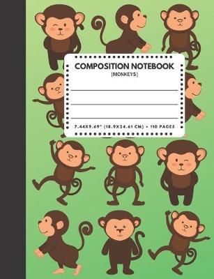 Cover of Composition Notebook Monkeys