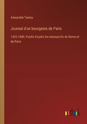 Book cover for Journal d'un bourgeois de Paris