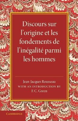 Book cover for Discours sur l'origine et les fondements de l'inegalite parmi les hommes