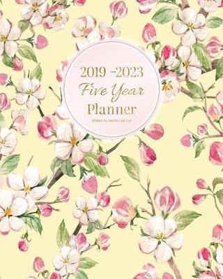 Book cover for 2019-2023 Five Year Planner Spring Flower -Yellow