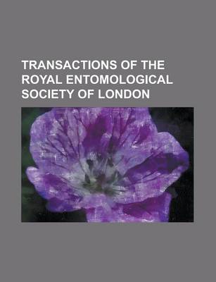 Book cover for Transactions of the Royal Entomological Society of London