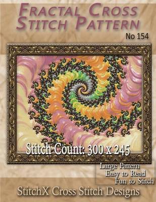 Book cover for Fractal Cross Stitch Pattern No. 154