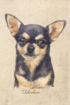 Book cover for Chihuahua - Smooth Coat Dog Portrait Notebook