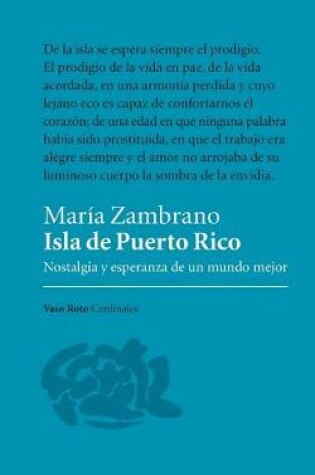 Cover of Isla de Puerto Rico