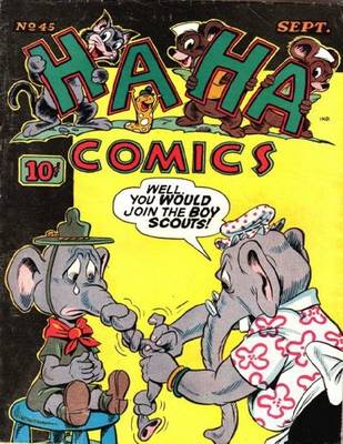 Book cover for Ha Ha Comics Number 45 Humor Comic Book