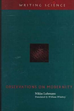 Cover of Observations on Modernity