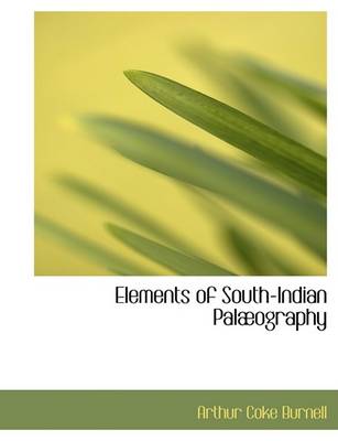 Book cover for Elements of South-Indian Palaeography