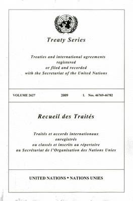 Book cover for Treaty Series 2627