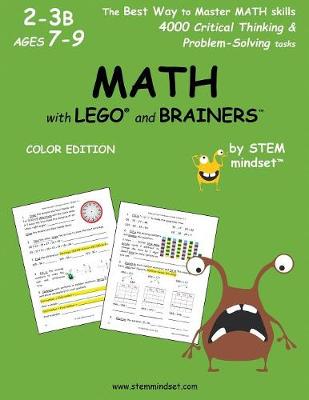 Book cover for Math with Lego and Brainers Grades 2-3b Ages 7-9 Color Edition