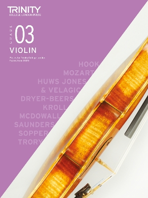 Book cover for Violin 2020-2023. Grade 3