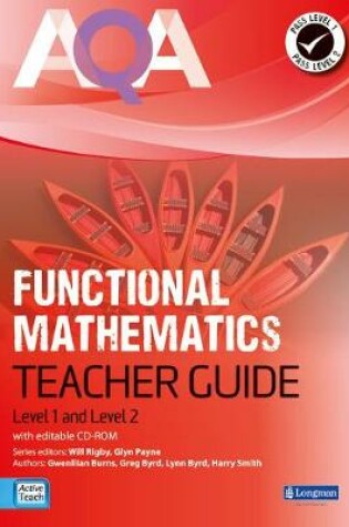 Cover of AQA Functional Mathematics Teacher Guide with CD-ROM