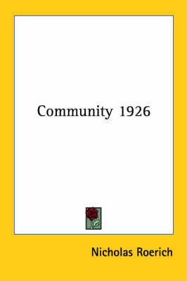 Book cover for Community 1926