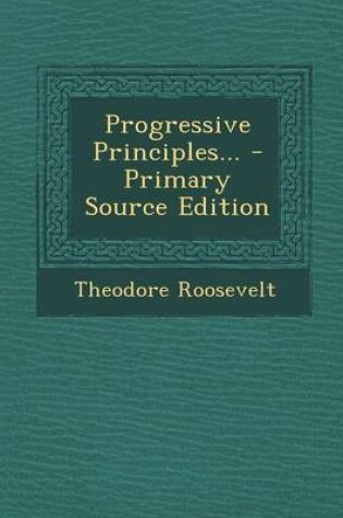 Cover of Progressive Principles...