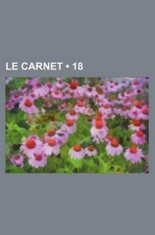 Cover of Le Carnet (18)