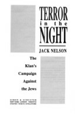 Cover of Terror in the Night