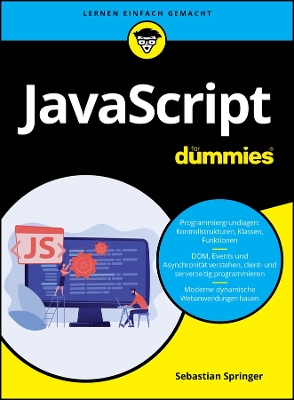 Book cover for JavaScript für Dummies