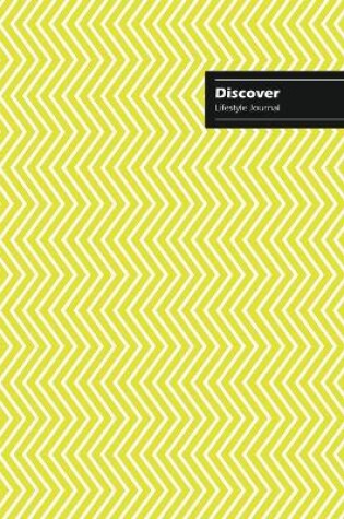 Cover of Discover Lifestyle Journal, Creative Write-in Notebook, Dotted Lines, Wide Ruled, Medium Size (A5) 6 x 9 Inch (Yellow)